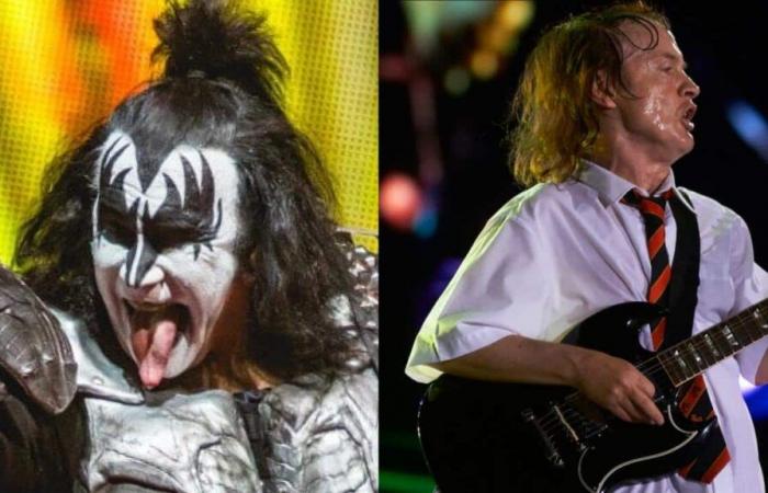 Gene Simmons (Kiss) racconta il suo primo incontro con Angus Young (AC/DC)