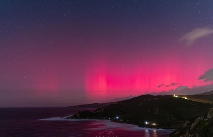 IMMAGINI. Rara aurora boreale osservata in Corsica