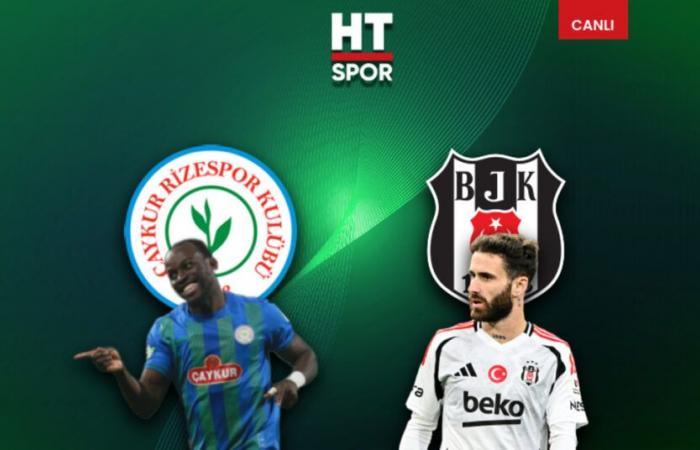 Çaykur Rizespor – partita Beşiktaş DIRETTA