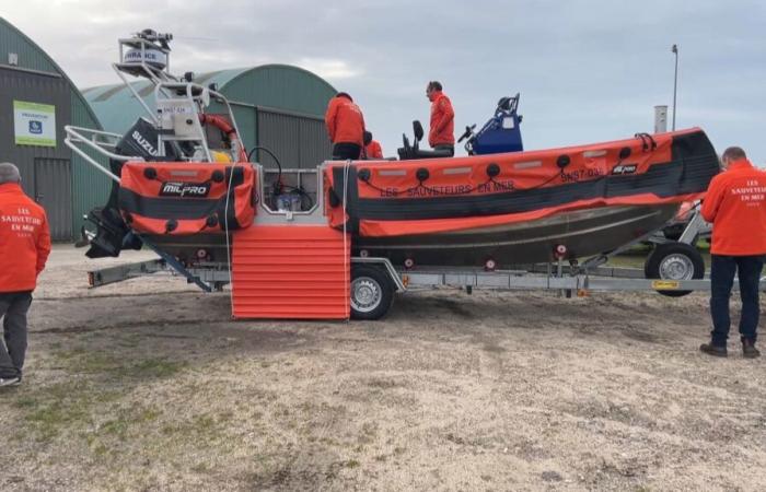 la SNSM di Berck-sur-Mer acquista una nuova imbarcazione semirigida per il salvataggio in mare