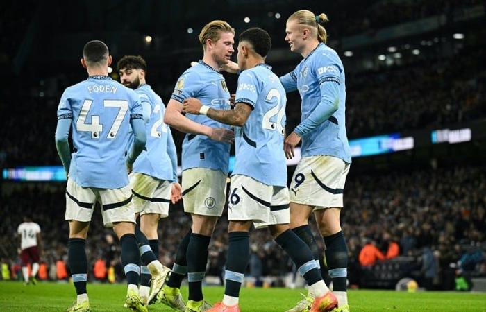 Il Manchester City continua contro il West Ham (4-1)