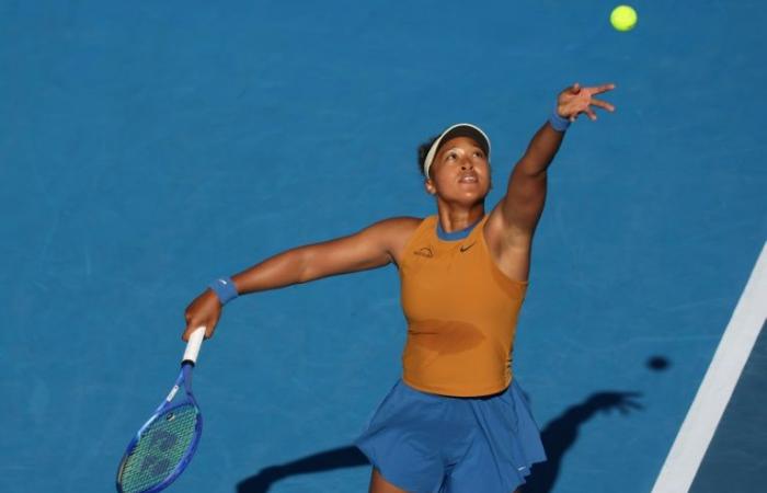 Naomi Osaka nella finale del torneo di Auckland, la prima in quasi tre anni