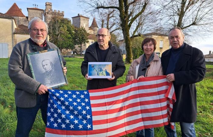 Édouard de Laboulaye, un frammento della Statua della Libertà nel Lot-et-Garonne