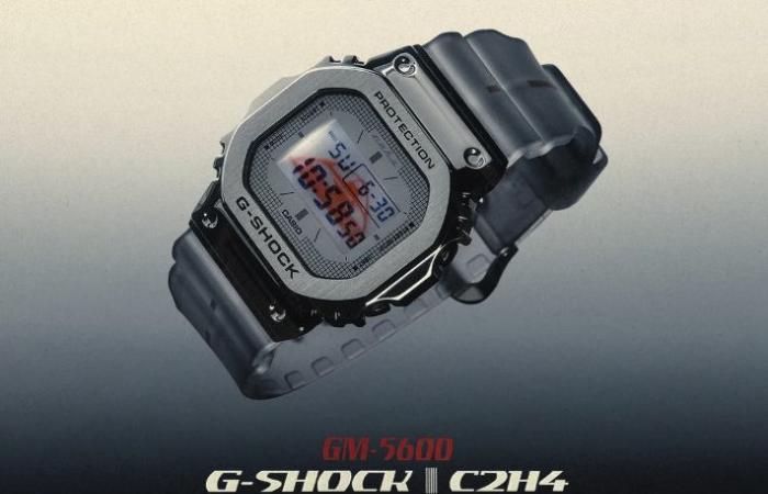 Il nuovo orologio G-Shock GM-5600 x C2H4 “Space Age” di Casio con lunetta in acciaio inossidabile sarà lanciato il 9 gennaio