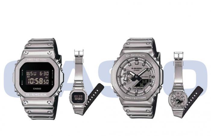 Nuovi orologi Casio G-Shock GM-2100YM-8A e GM-5600YM-8 in metallo trapelati