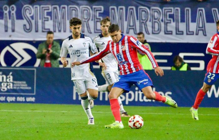 Min 64. Atlético de Madrid colpisce il palo con Gallagher (0-1)