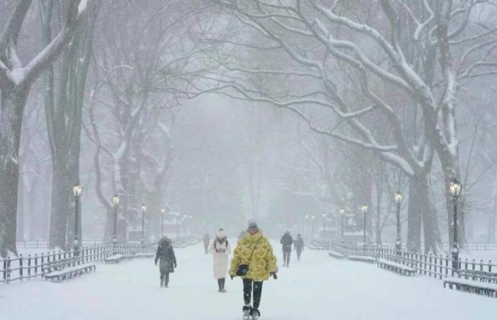 una grande tempesta invernale prevista negli Stati Uniti