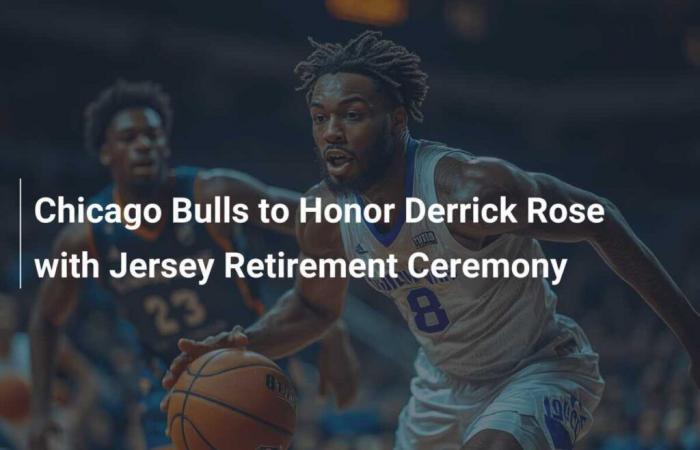 I Chicago Bulls onorano Derrick Rose con una cerimonia di ritiro della maglia