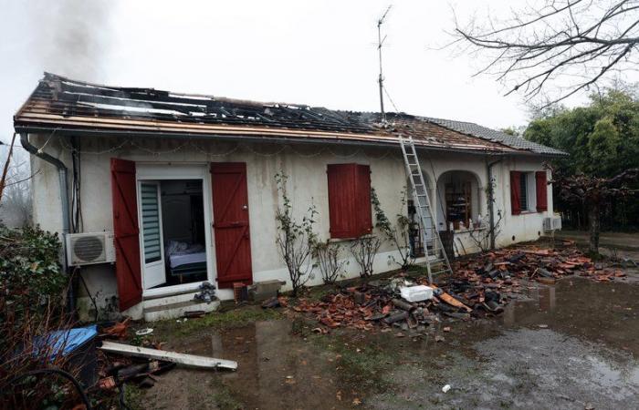 Un padiglione prende fuoco nella notte a Montauban