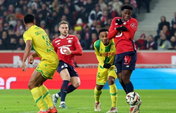 Il Lille inizia l’anno con un deludente pareggio contro il Nantes (1-1)