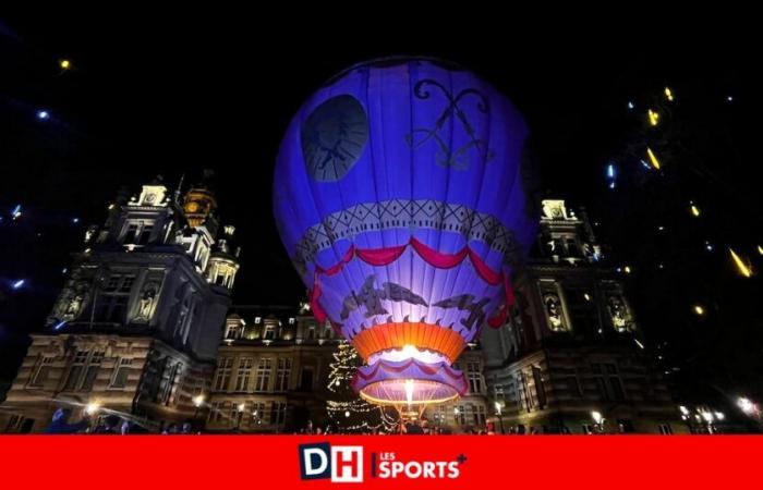 Ma cosa ci faceva questa mongolfiera davanti al municipio di Saint-Gilles? Annuncia l’apertura del Centro Jules Verne a Forest (video)