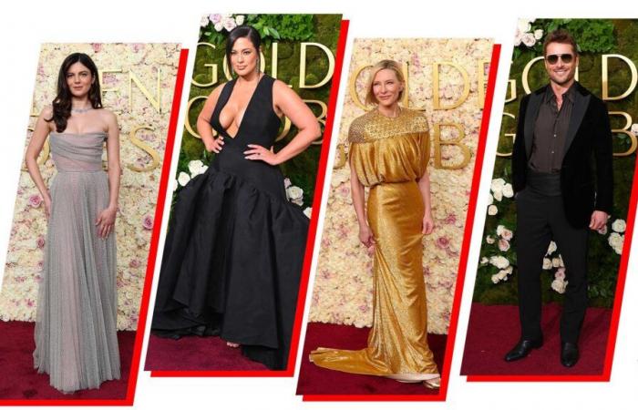 Tutti i look del red carpet dei Golden Globes 2025