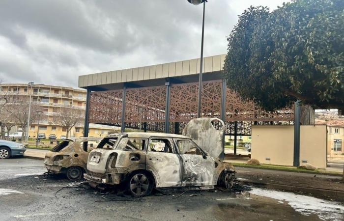 Due auto distrutte da un incendio nel cuore della notte a Propriano