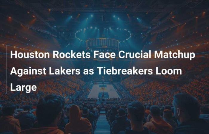 Gli Houston Rockets affrontano un incontro cruciale contro i Lakers mentre prendono forma i tie-break.