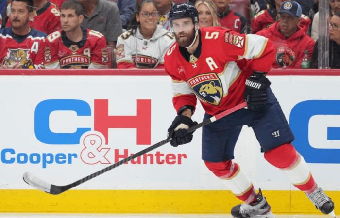 L’Ekblad potrebbe saltare la partita di lunedì