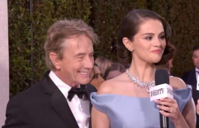 Selena Gomez ha avuto un momento di moda da Cenerentola ai Golden Globes 2025