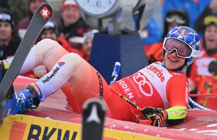 Marco Odermatt e Loïc Meillard e leader, Lenz Hächler, sono rimasti