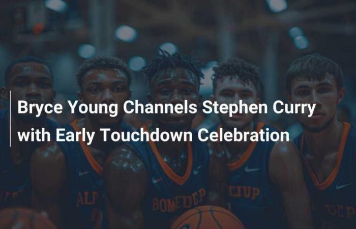 Bryce Young si ispira a Stephen Curry per celebrare il touchdown all’inizio della partita