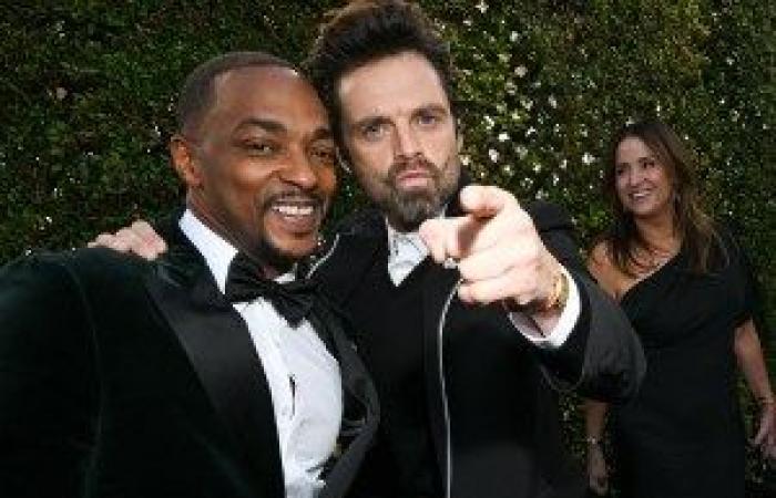 “Anthony Mackie di Captain America manda i suoi saluti a Sebastian Stan, collega Marvel e star di ‘Avengers’, ai Golden Globes: “Siamo ancora amici”