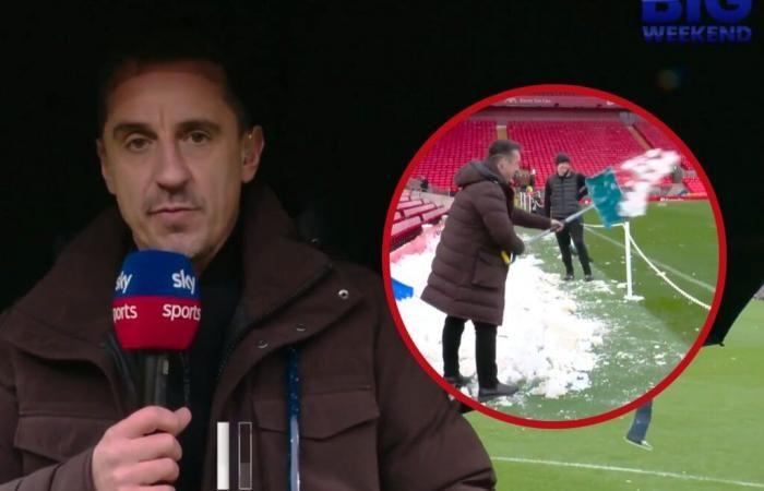 Gary Neville tenta di rinviare la partita del Liverpool in mezzo alla “paura” dello United