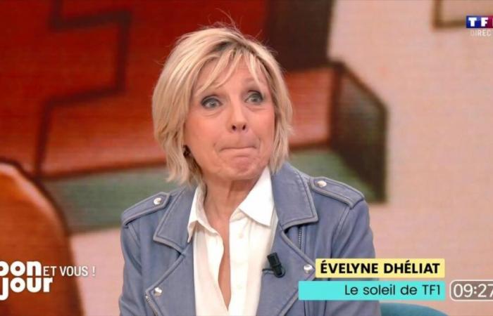 Evelyne Dhéliat solleva il velo su una parte della sua vita intima in diretta