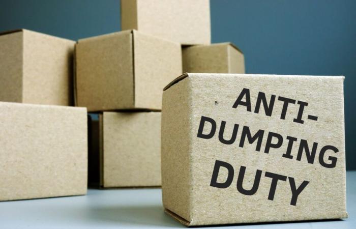 un dazio antidumping provvisorio di 6 mesi