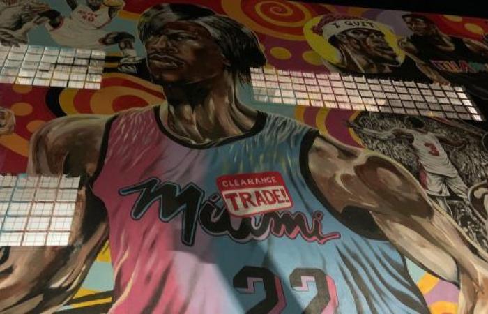 I fan di Miami hanno aggiornato il gigantesco murale di Jimmy Butler… • Basket USA