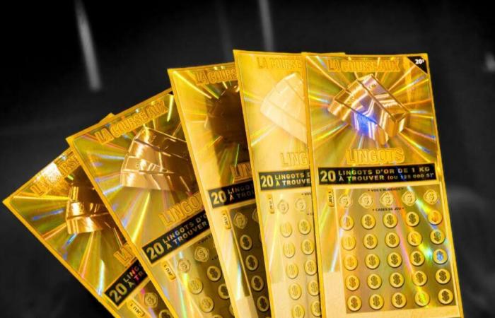 un lingotto d’oro come jackpot