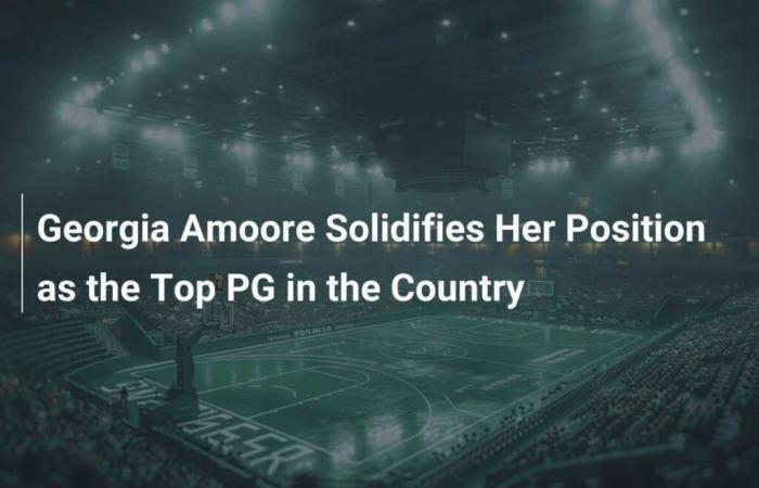 Georgia Amoore conferma il suo status di miglior playmaker del Paese