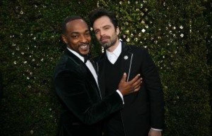 “Anthony Mackie di Captain America manda i suoi saluti a Sebastian Stan, collega Marvel e star di ‘Avengers’, ai Golden Globes: “Siamo ancora amici”