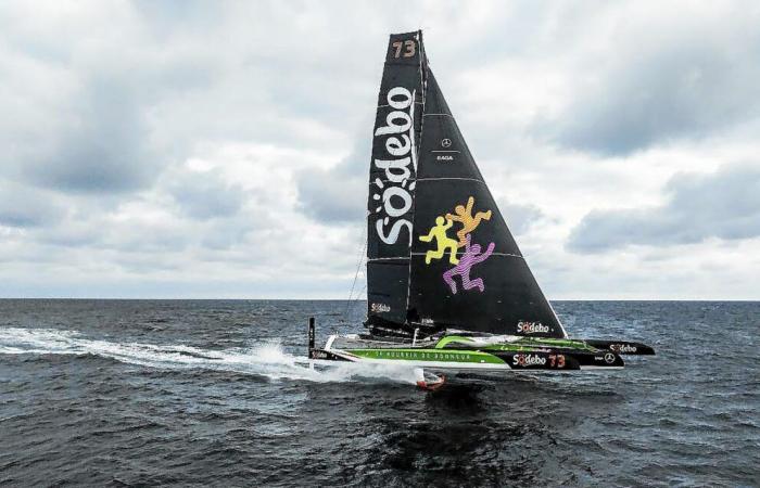 Timone centrale strappato, l’Ultime Sodebo 3 conclude il suo secondo tentativo al Trofeo Jules-Verne