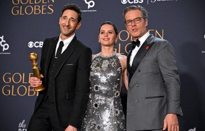 Terzo vincitore ai Golden Globe per “The Brutalist”, con Adrien Brody