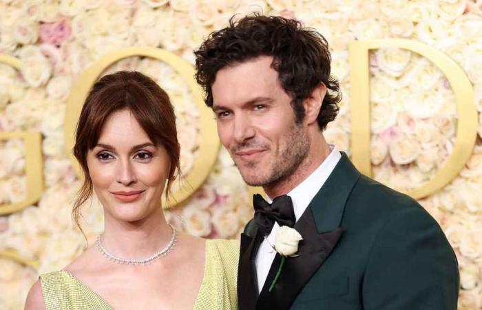 Adam Brody e Leighton Meester partecipano ai Golden Globe 2025