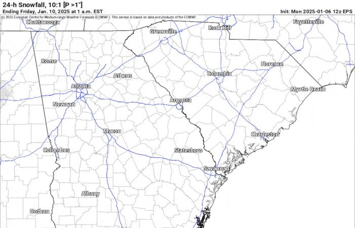 Basso Golfo per portare potenziali precipitazioni invernali a Metro Atlanta – 95,5 WSB