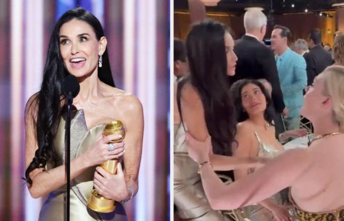 La figlia di Demi Moore è balzata in sua difesa dopo essere stata accusata di aver snobbato Kylie Jenner ai Golden Globes