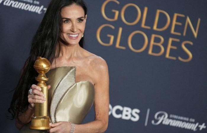 Demi Moore “ancora sotto shock” per la vittoria ai Golden Globes, condivide la sua gioia