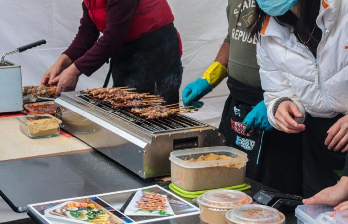 Capodanno lunare 2025 al mercato alimentare di Belleville con la danza del leone