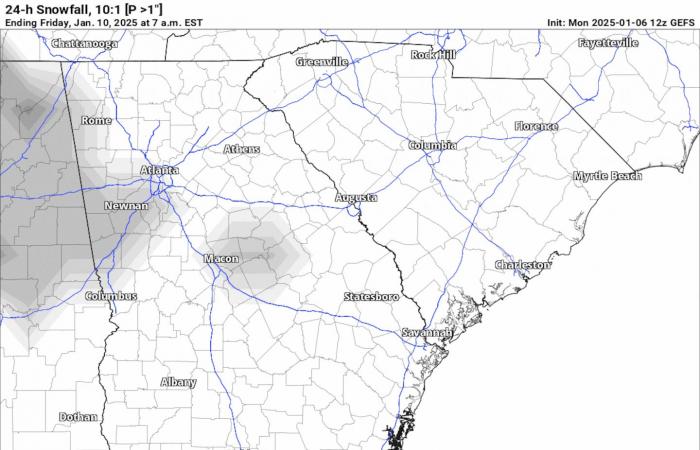 Basso Golfo per portare potenziali precipitazioni invernali a Metro Atlanta – 95,5 WSB