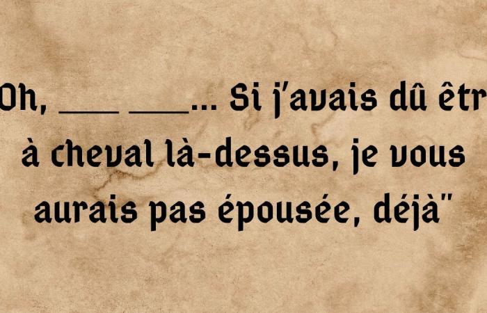 sei il figlio spirituale di Léodagan se riesci a completare queste 15 righe