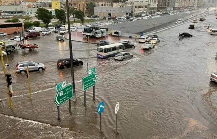 Temporali e forti venti.. Condizioni meteorologiche oggi, martedì 07/01/2025 in Arabia Saudita