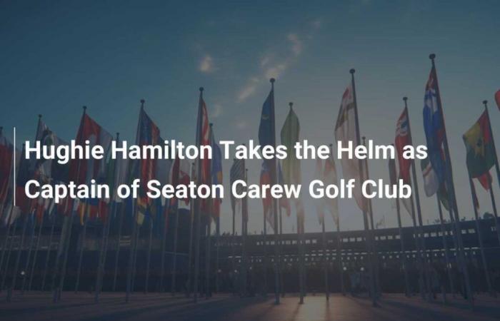 Hughie Hamilton assume la carica di capitano del Seaton Carew Golf Club