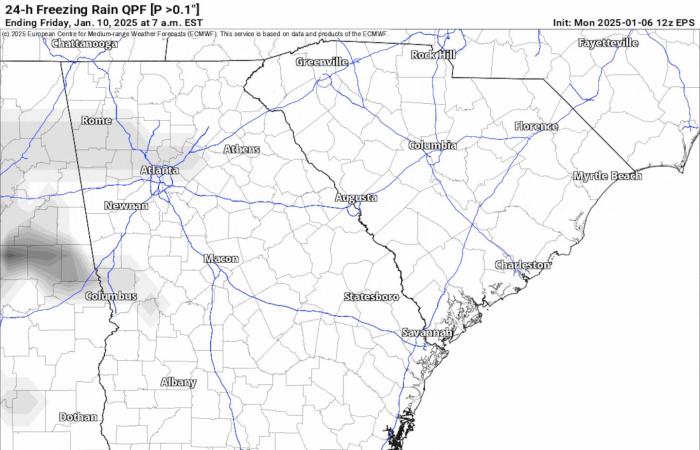 Basso Golfo per portare potenziali precipitazioni invernali a Metro Atlanta – 95,5 WSB