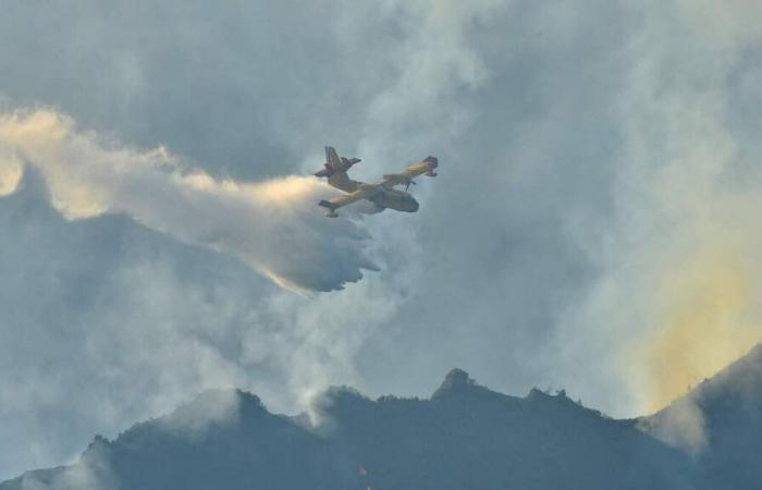 Aerei e piloti del Quebec in California per combattere i violenti incendi boschivi