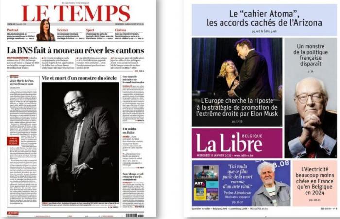 la stampa estera racconta la vita di Jean-Marie Le Pen