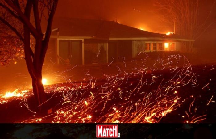 30.000 persone, comprese le celebrità, furono evacuate a Los Angeles