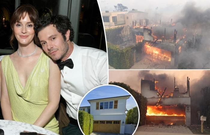 Leighton Meester, la casa da 6,5 ​​milioni di dollari di Adam Brody a Los Angeles rasa al suolo nell’incendio di Palisades