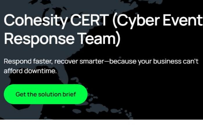 Cohesity espande il proprio servizio di risposta agli incidenti (CERT) attraverso partnership