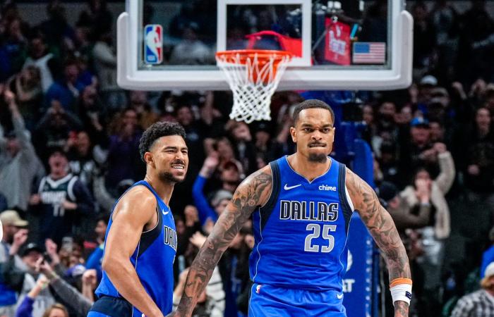 I Mavs concludono la partita con un parziale di 18-2 e vincono 117-111 sui Blazers