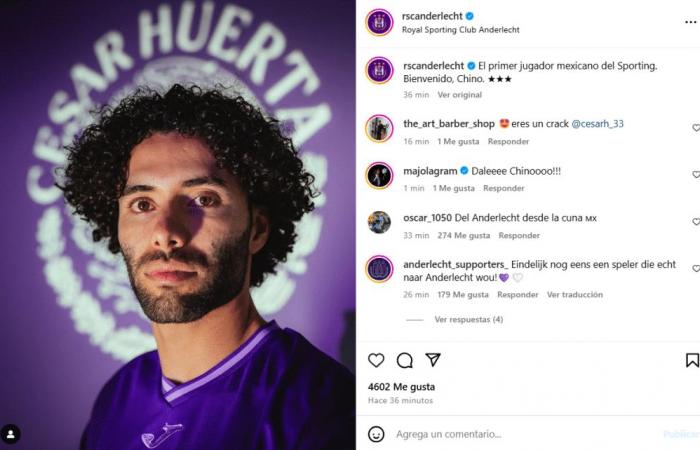 Chino Huerta si presenta all’Anderlecht e Pumas saluta