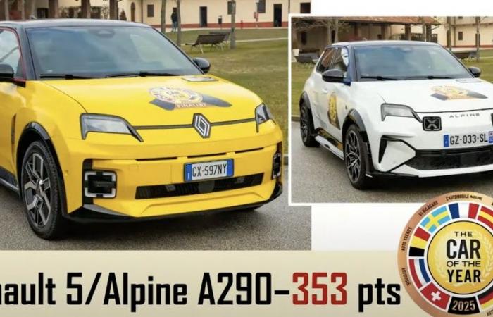 La Renault 5 elettrica eletta auto dell’anno 2025! (+ reazione calorosa di Arnaud Belloni, direttore marketing Renault)